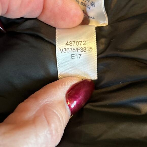 NEW $220 Lands End Puffer Jacket Coat Jet Black 90% Down Filled Wmns Size 2X - Picture 8 of 14